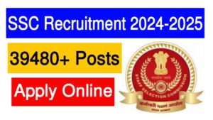 SSC GD Recruitment Notification Out for 39481 Constable Vacancies